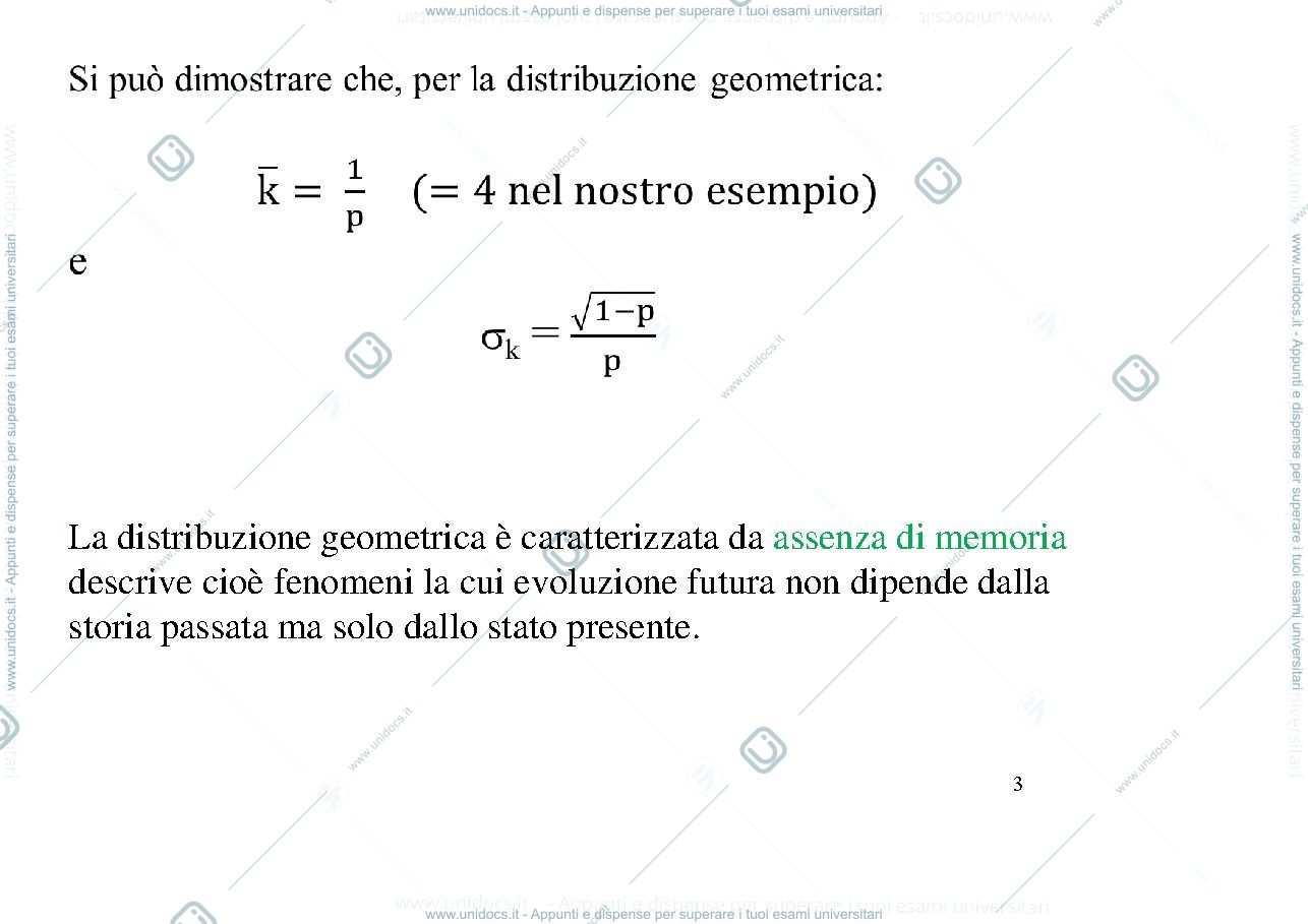 Anteprima pagina 3 — Distribuzioni di variabili discrete