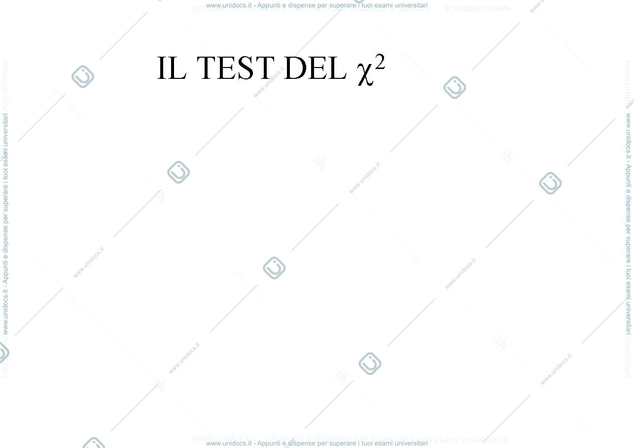 Anteprima pagina 1 — Test Chi-Quadro