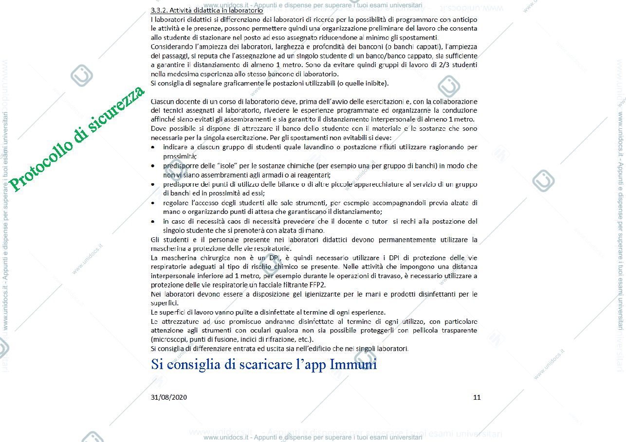 Anteprima pagina 2 — Descrizione degli esperimenti di laboratorio