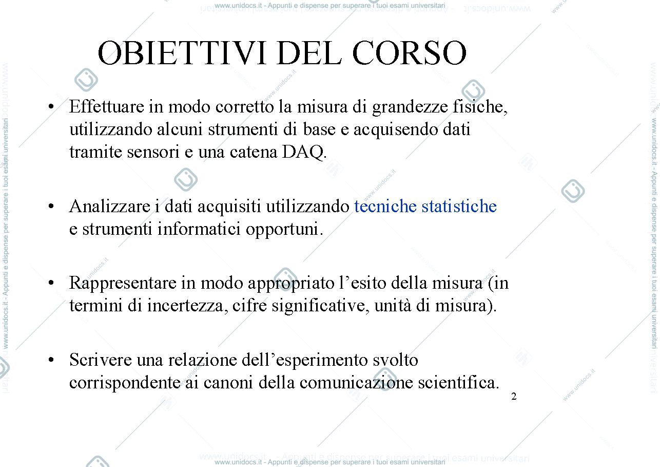 Anteprima pagina 2 — LE GRANDEZZE FISICHE E LE MISURE