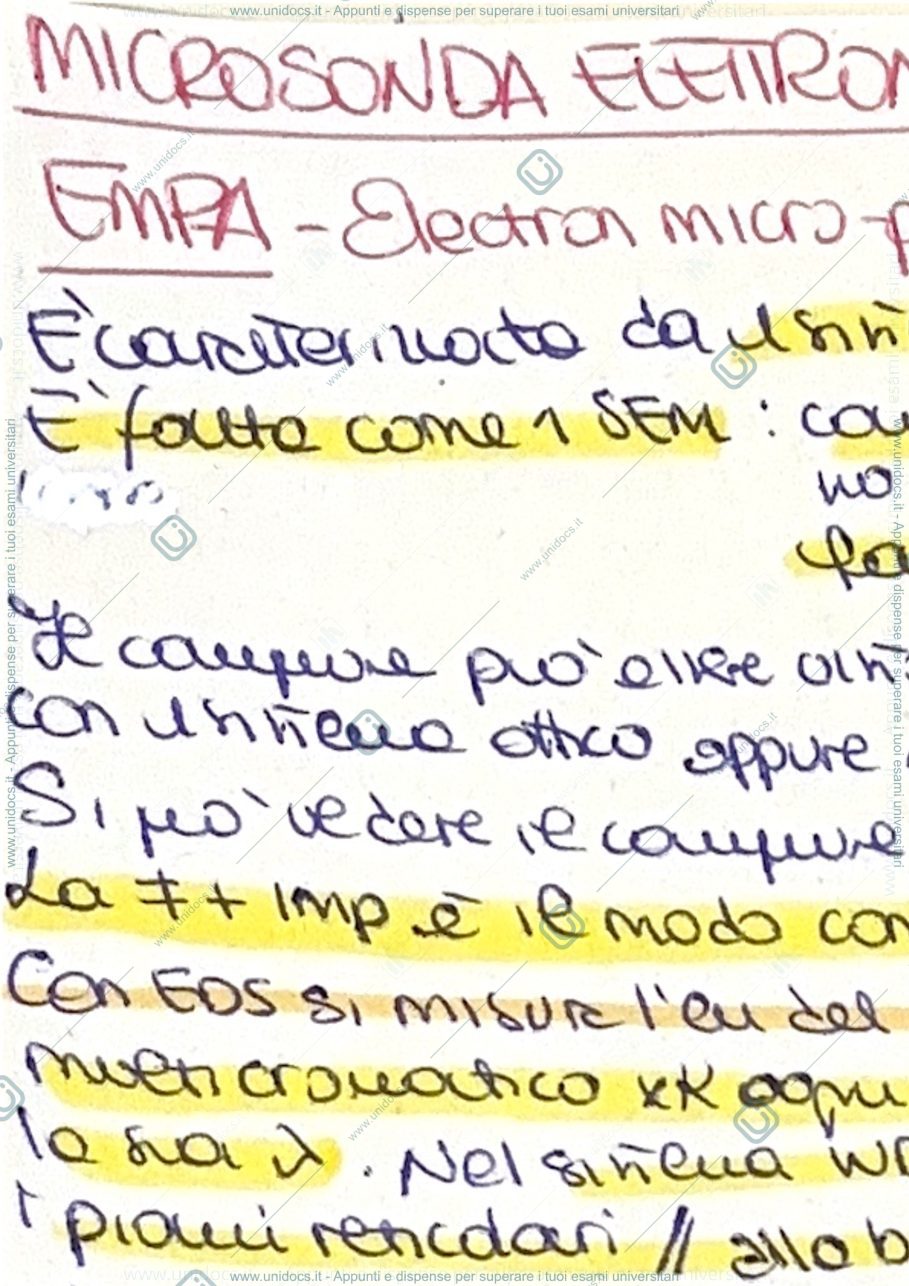 Anteprima pagina 1 — Laboratorio di Mineralogia e Petrografia
