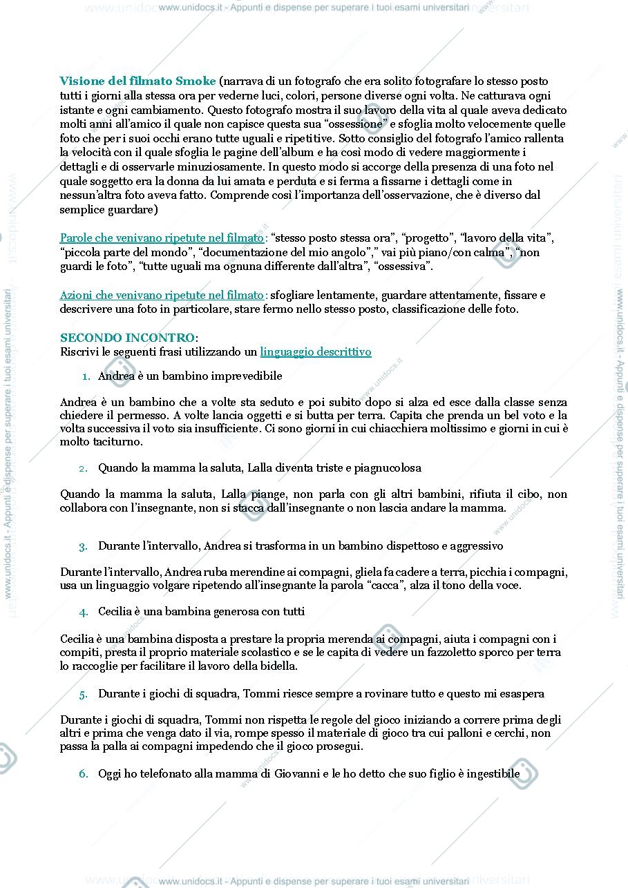 Anteprima pagina 2 — LABORATORIO DI PEDAGOGIA GENERALE