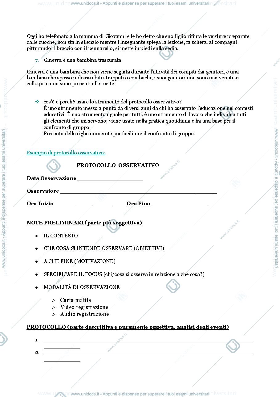 Anteprima pagina 3 — LABORATORIO DI PEDAGOGIA GENERALE
