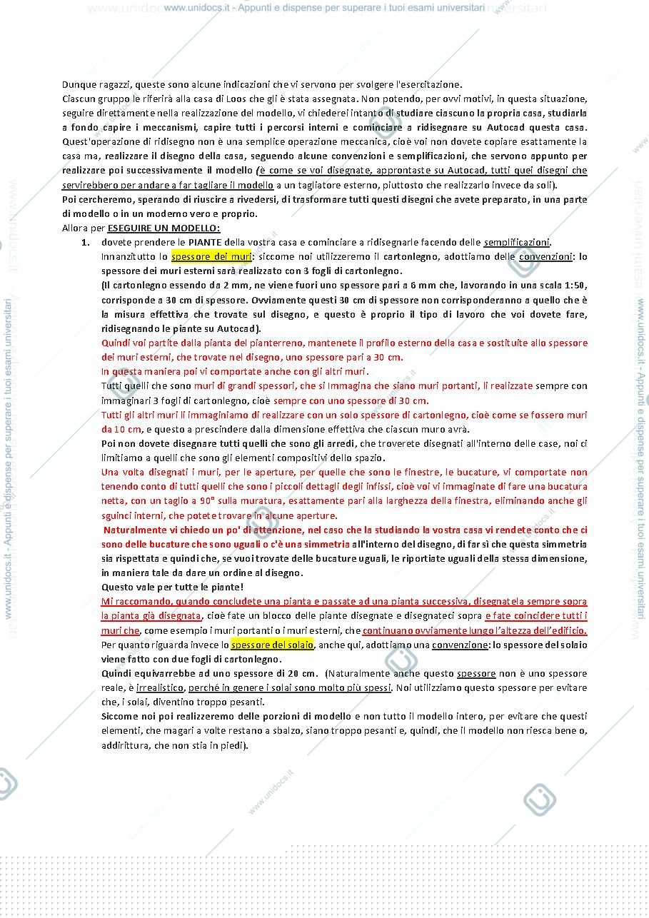 Anteprima pagina 1 — indicazioni modello