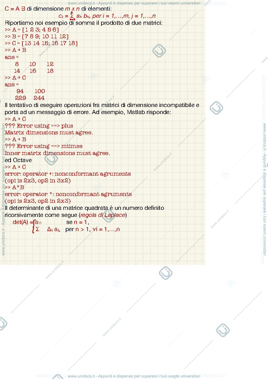 Anteprima pagina 2 — Laboratorio di programmazione e calcolo 