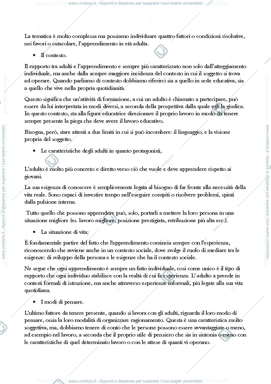 Anteprima pagina 3 — ELABORATO PEDAGOGIA GENERALE