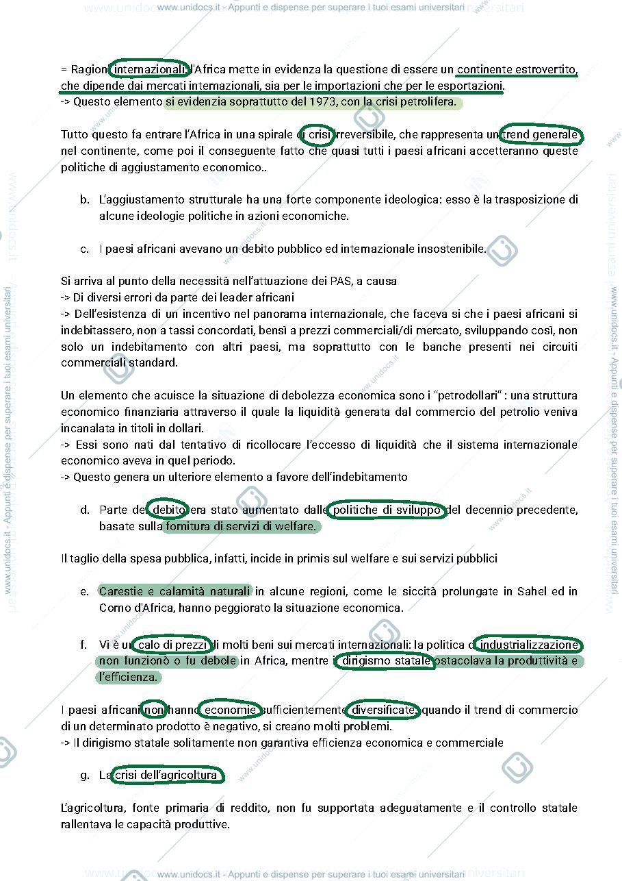 Anteprima pagina 2 — AFRICA NELLA STORIA POLITICA INTERNAZIONALE democratizzazione 