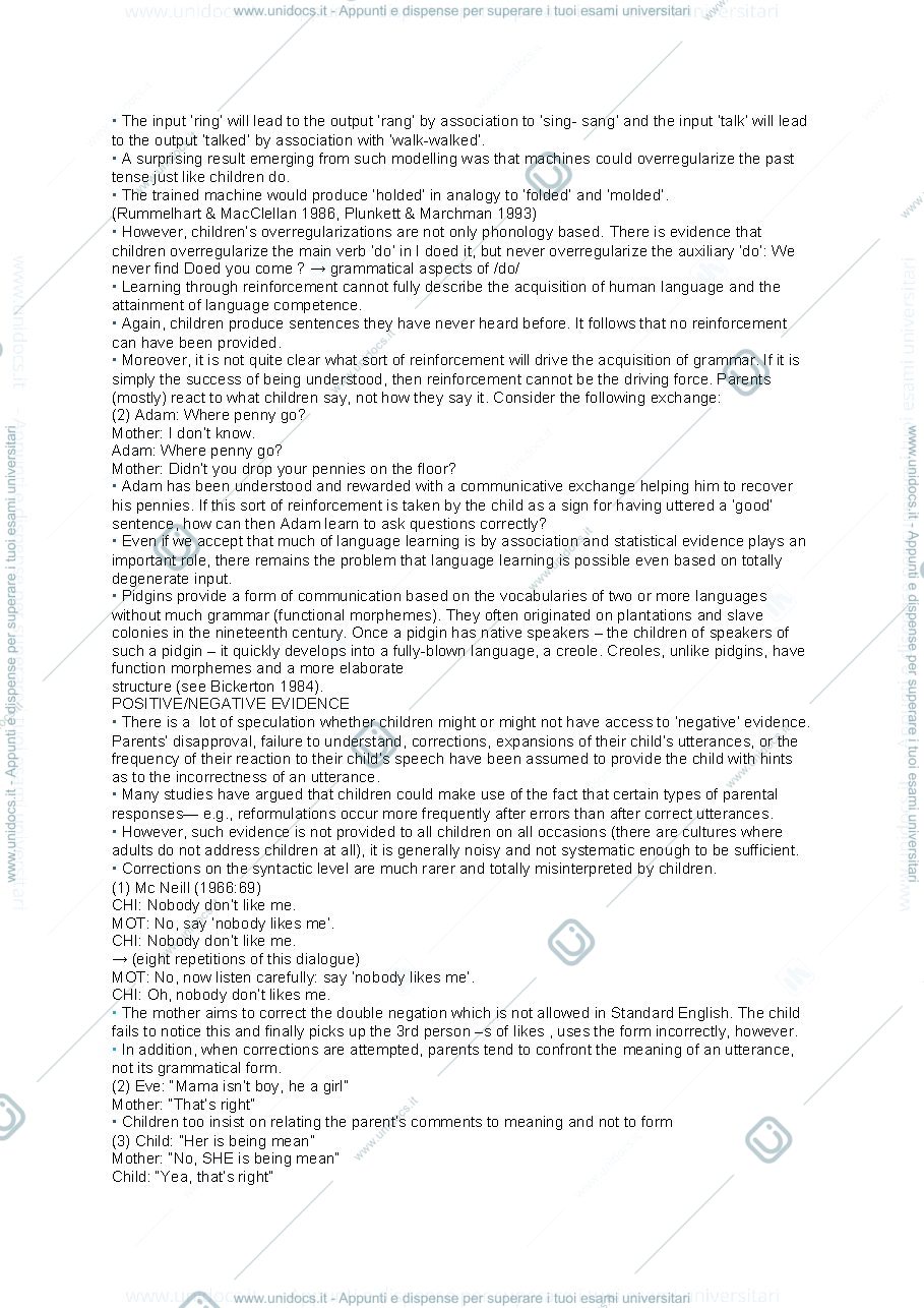 Anteprima pagina 3 — Langguage acquısıtıon