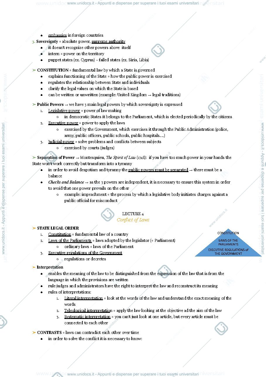 Anteprima pagina 3 — Law for food and fashion 1st semester program 