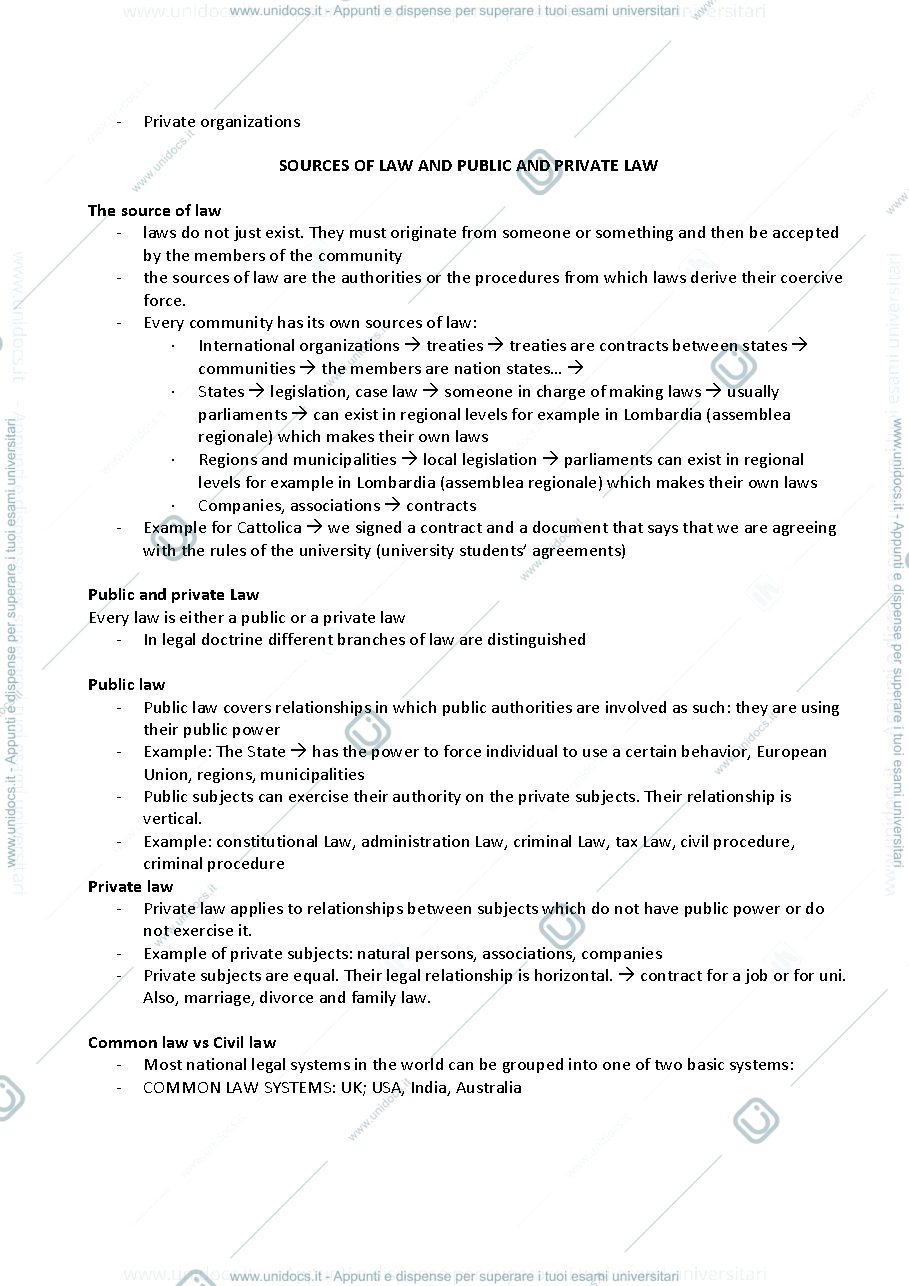 Anteprima pagina 2 — Law for Food and Fashion Notes