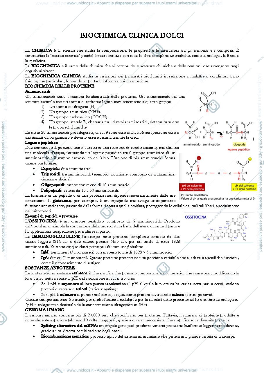 Anteprima pagina 1 — BIOLOGIA CLINICA