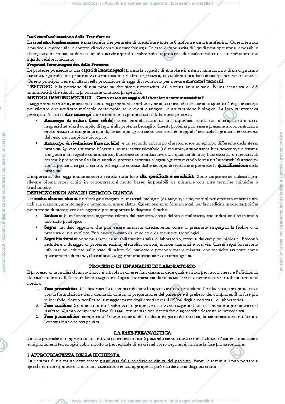 Anteprima pagina 3 — BIOLOGIA CLINICA
