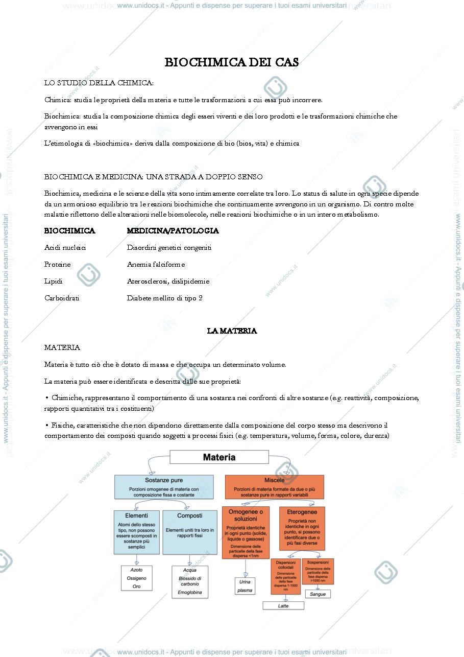 Anteprima pagina 1 — BIOCHIMICA
