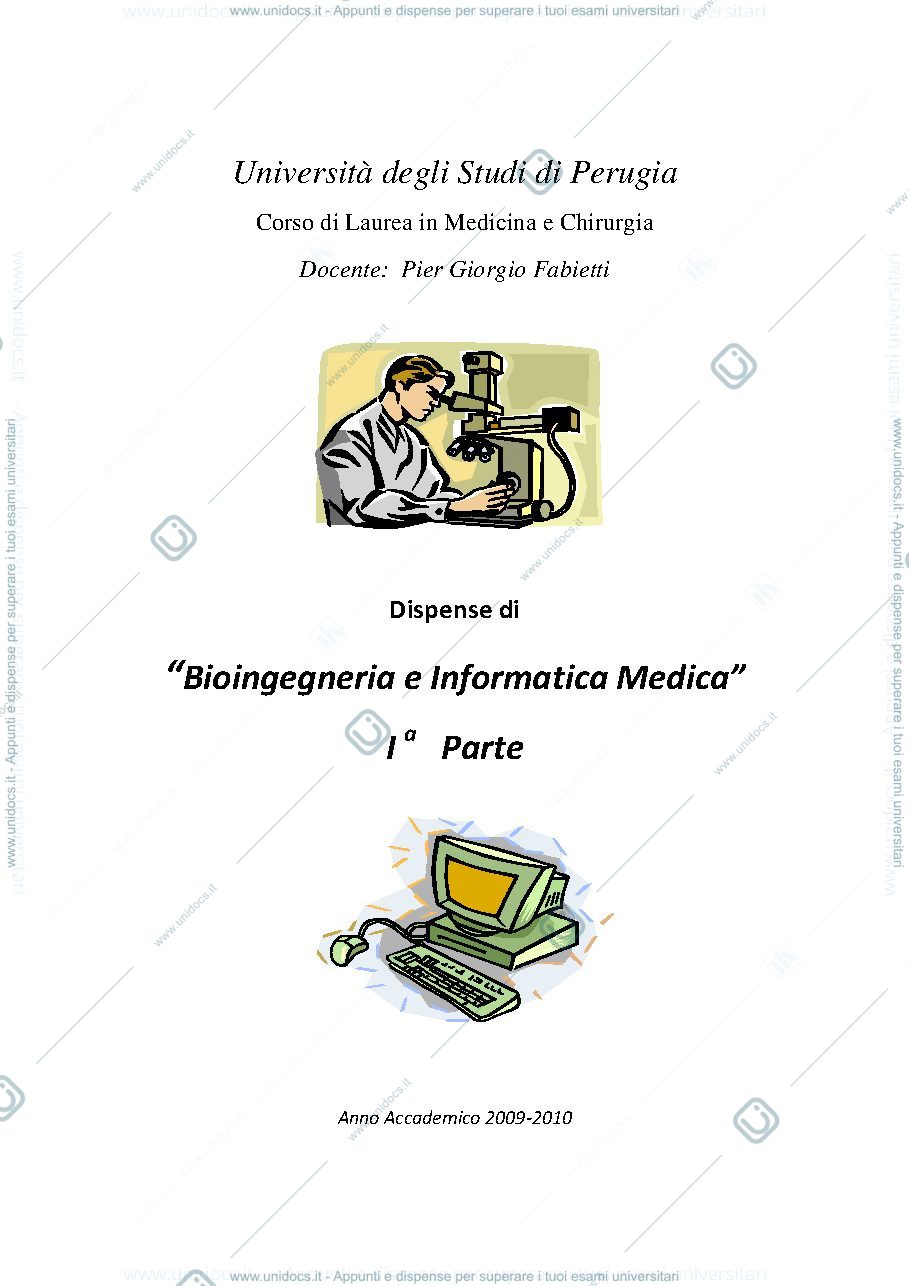 Anteprima pagina 1 — Dispensa 