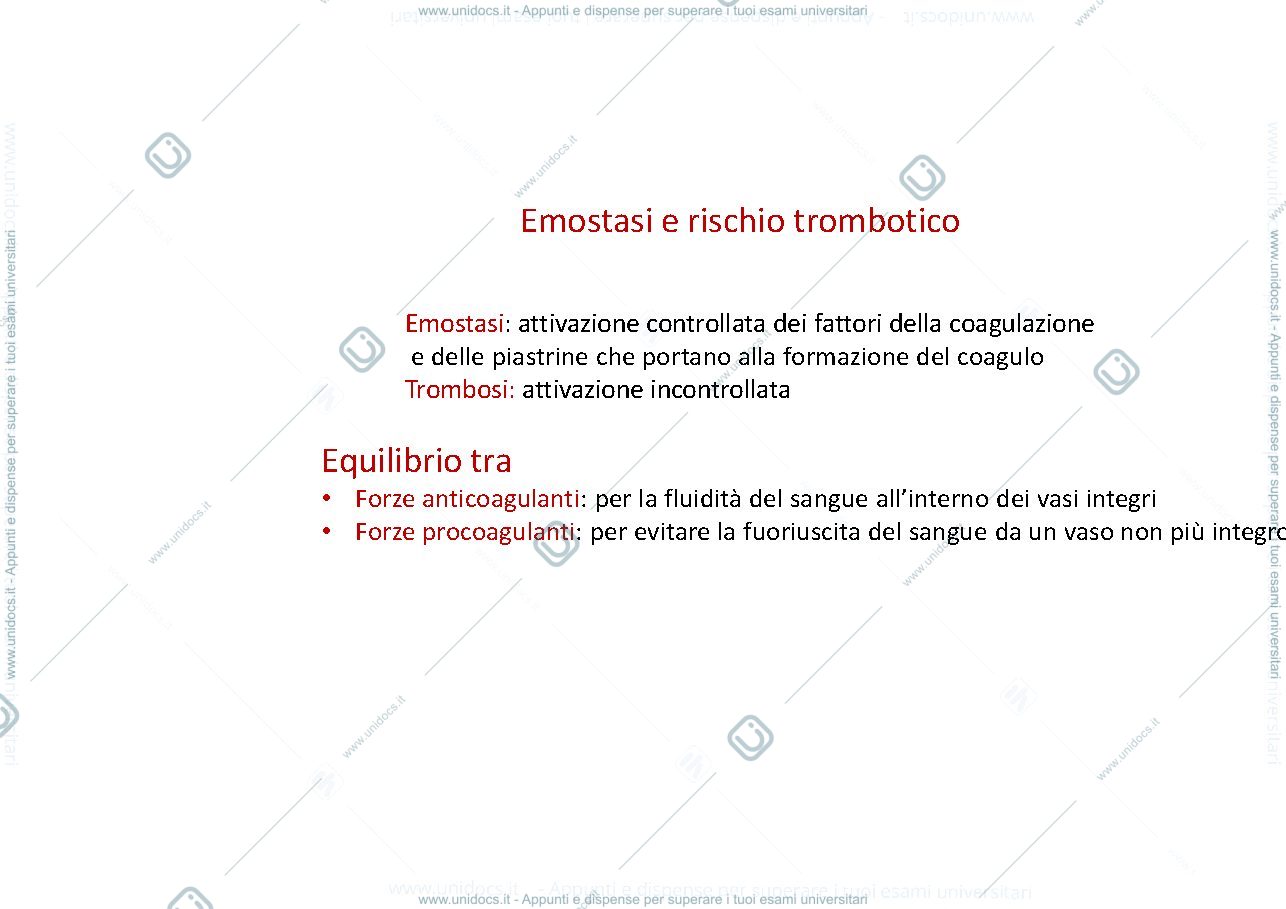 Anteprima pagina 1 — Emostasi