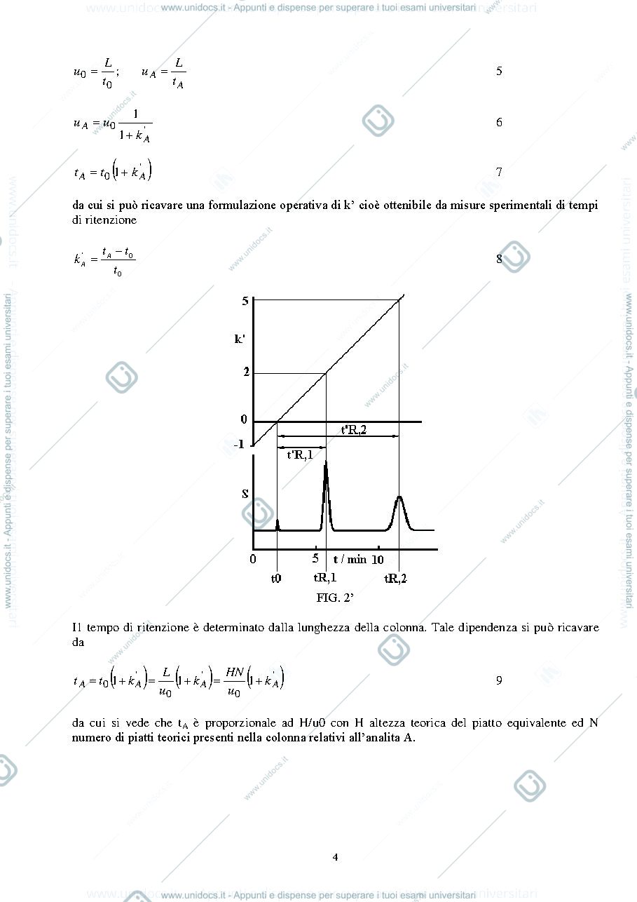 Anteprima pagina 4 — CROMATOGRAFIA ..