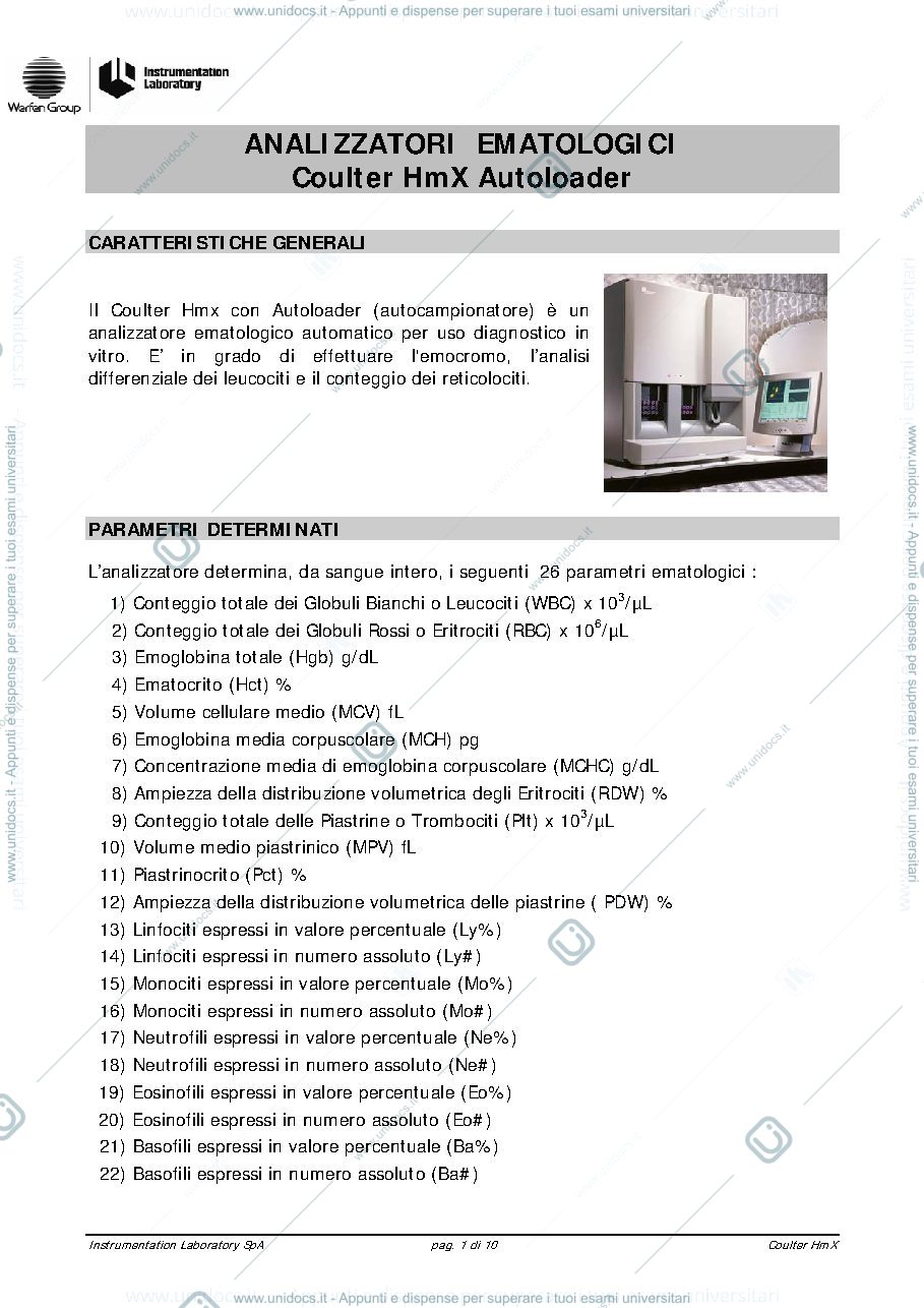 Anteprima pagina 1 — Relazione Tecnica Hmx AL