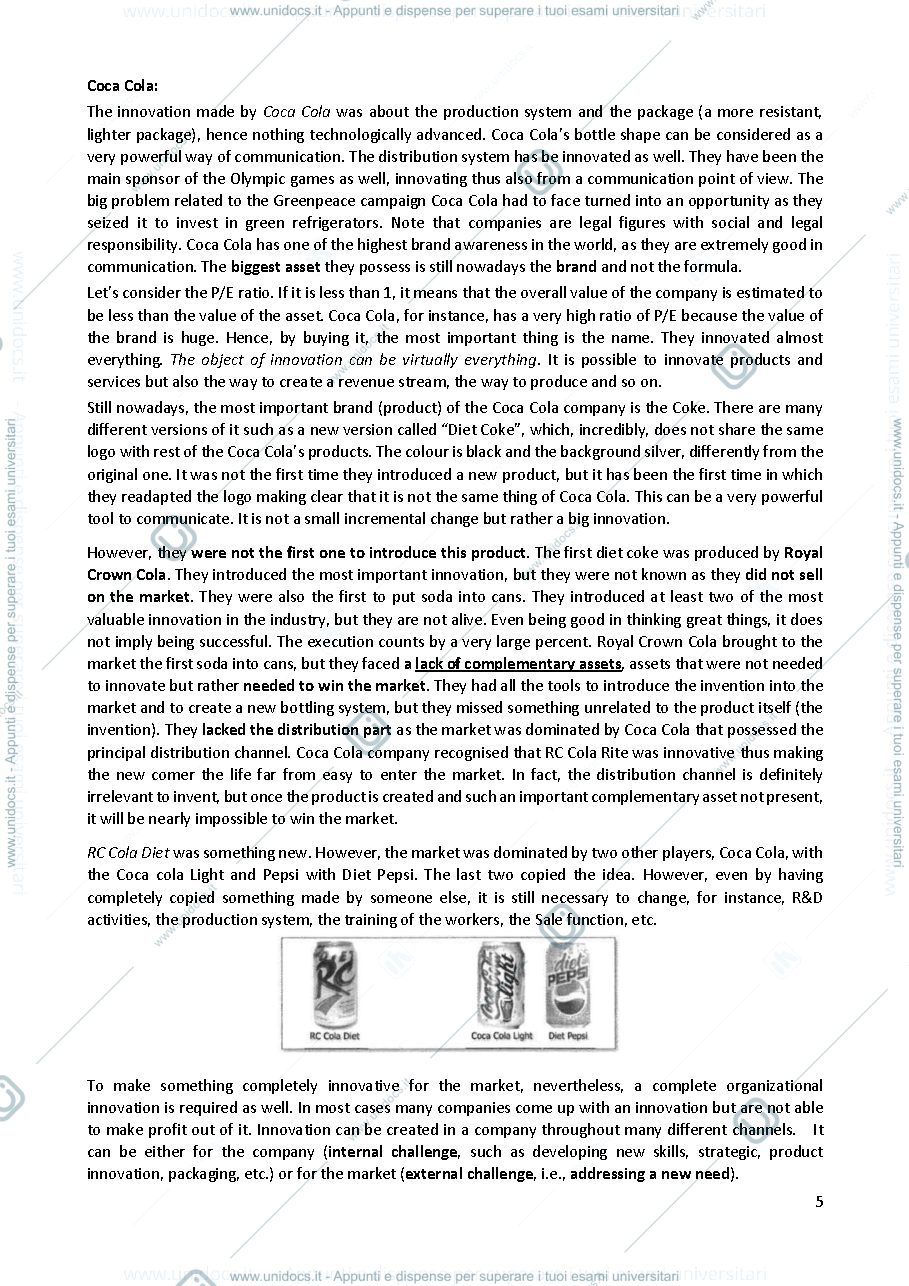 Anteprima pagina 5 — Leadership and Innovation-Notes-Exam