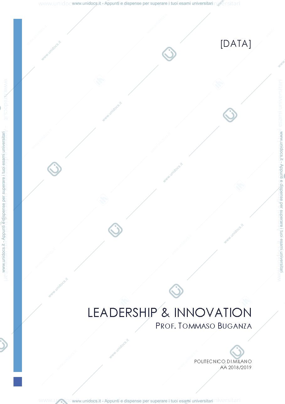 Anteprima pagina 1 — Leadership & innovation