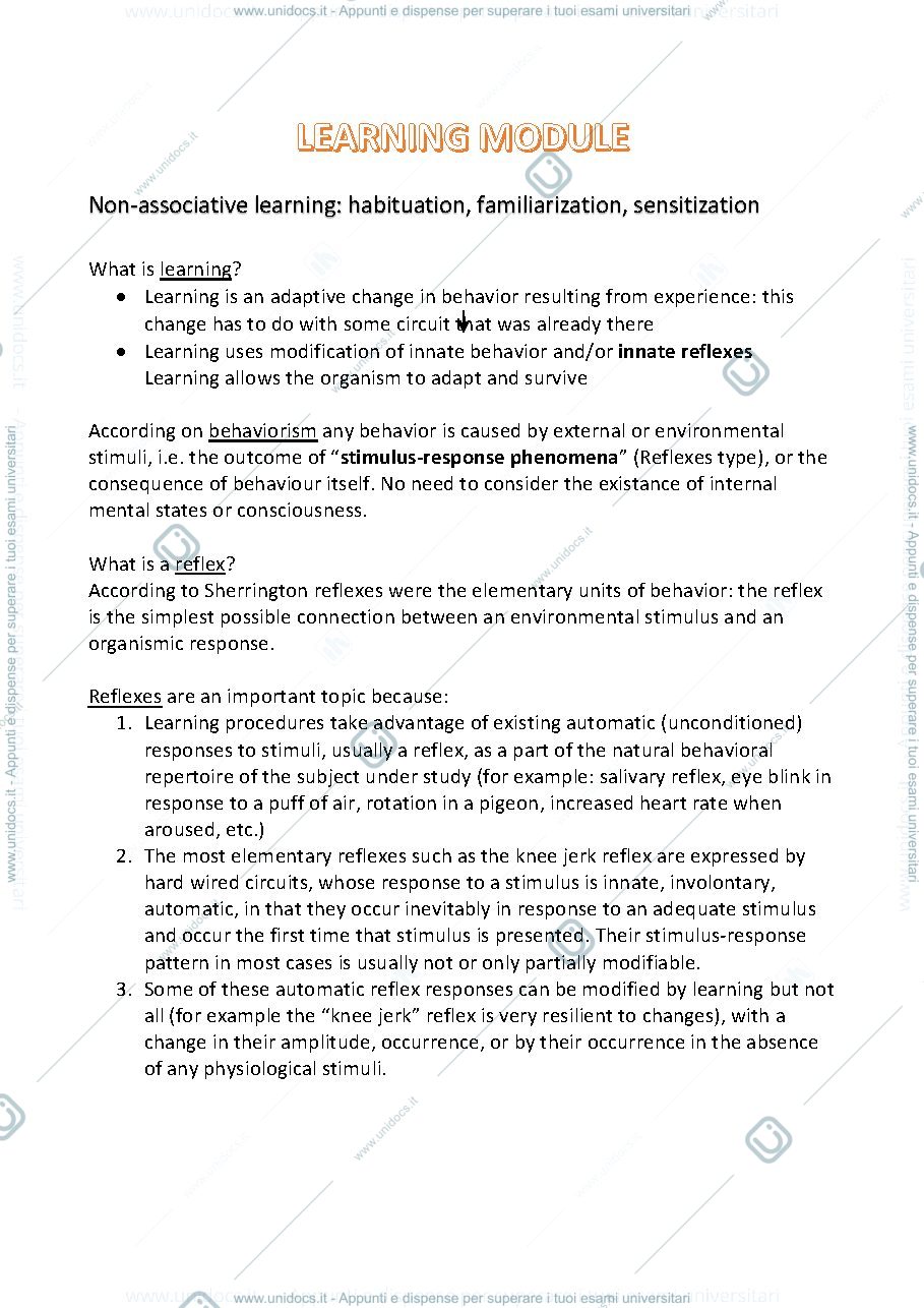 Anteprima pagina 1 — Lesson 3 - Learning Module