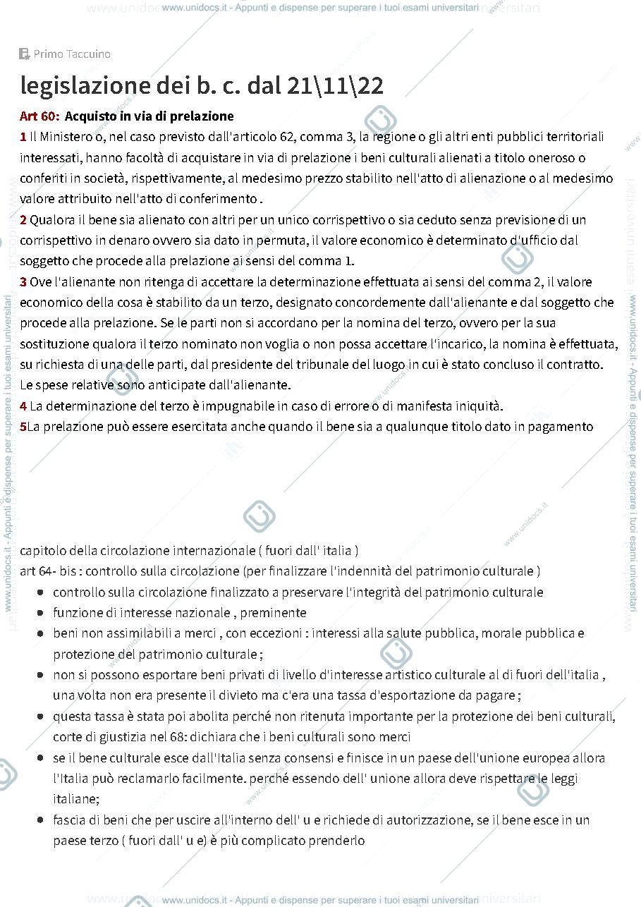 Anteprima pagina 1 — Seconda parte degli appunti 