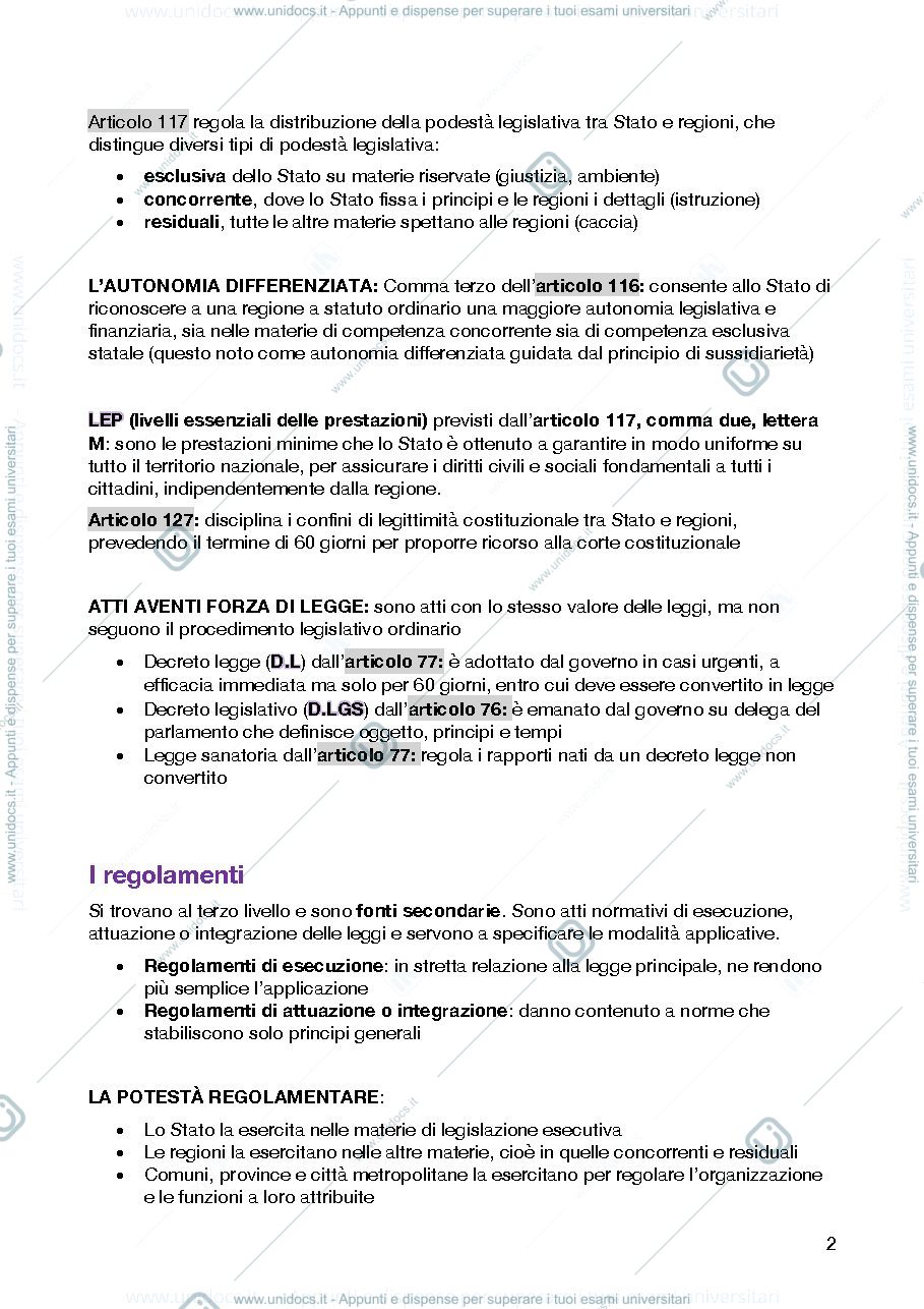 Anteprima pagina 2 — riassunto 