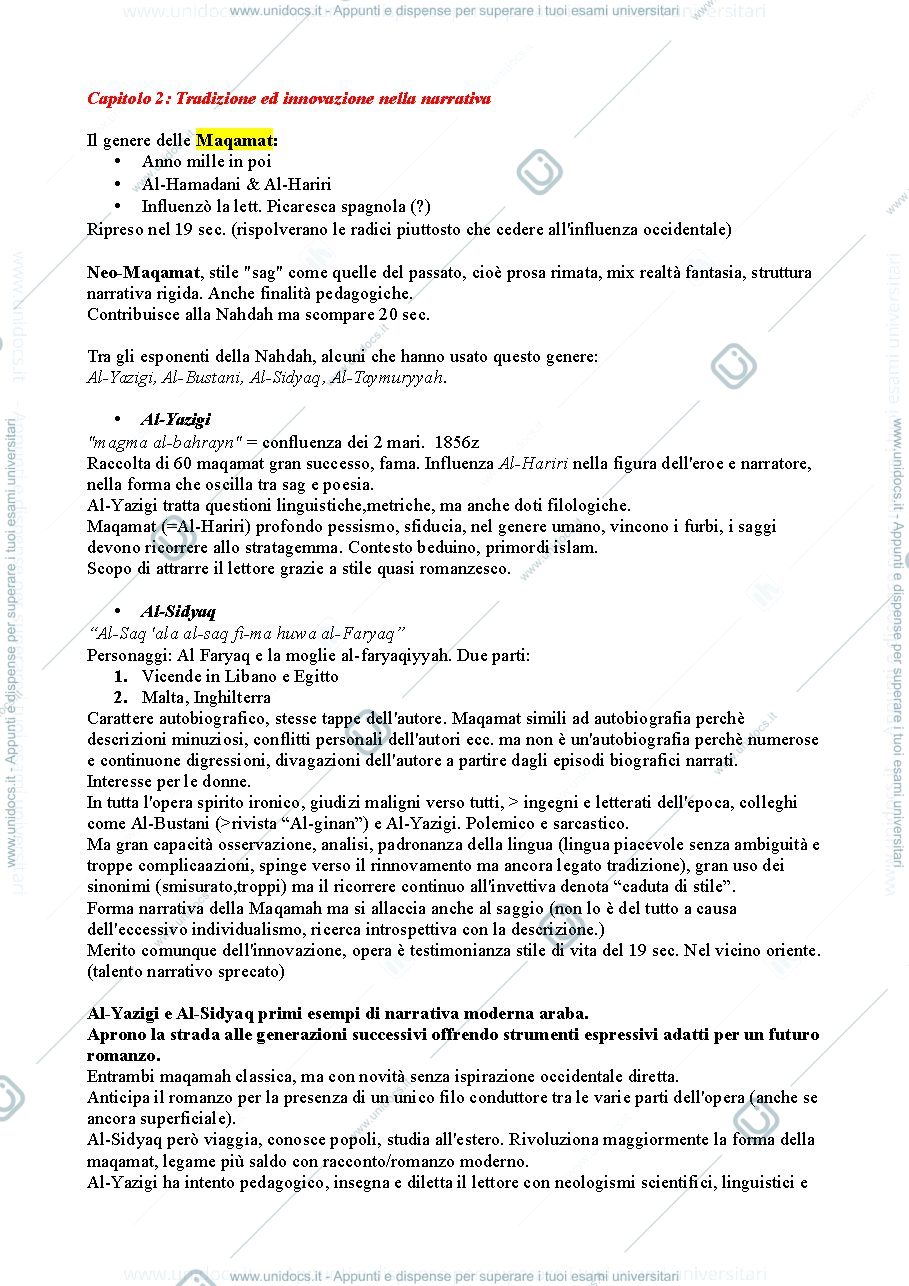 Anteprima pagina 1 — Letteratura Araba