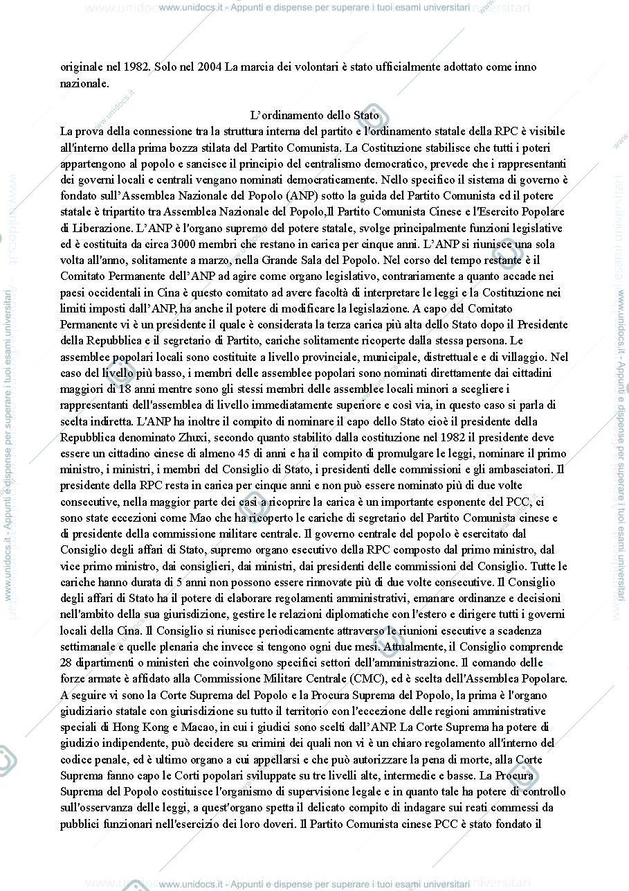 Anteprima pagina 2 — Letteratura cinese 1 appunti