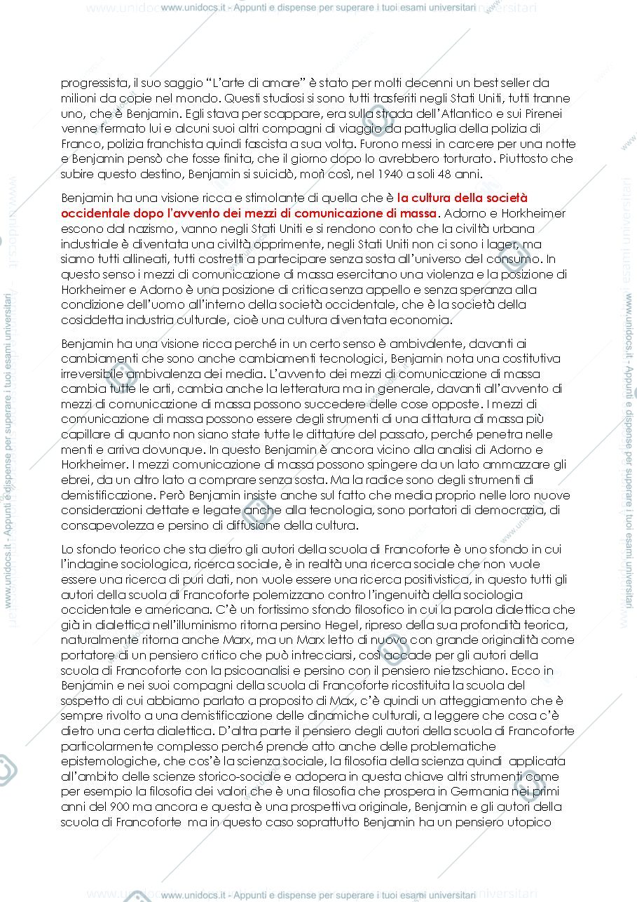 Anteprima pagina 2 — riassunto 'critica, letteratura e società'