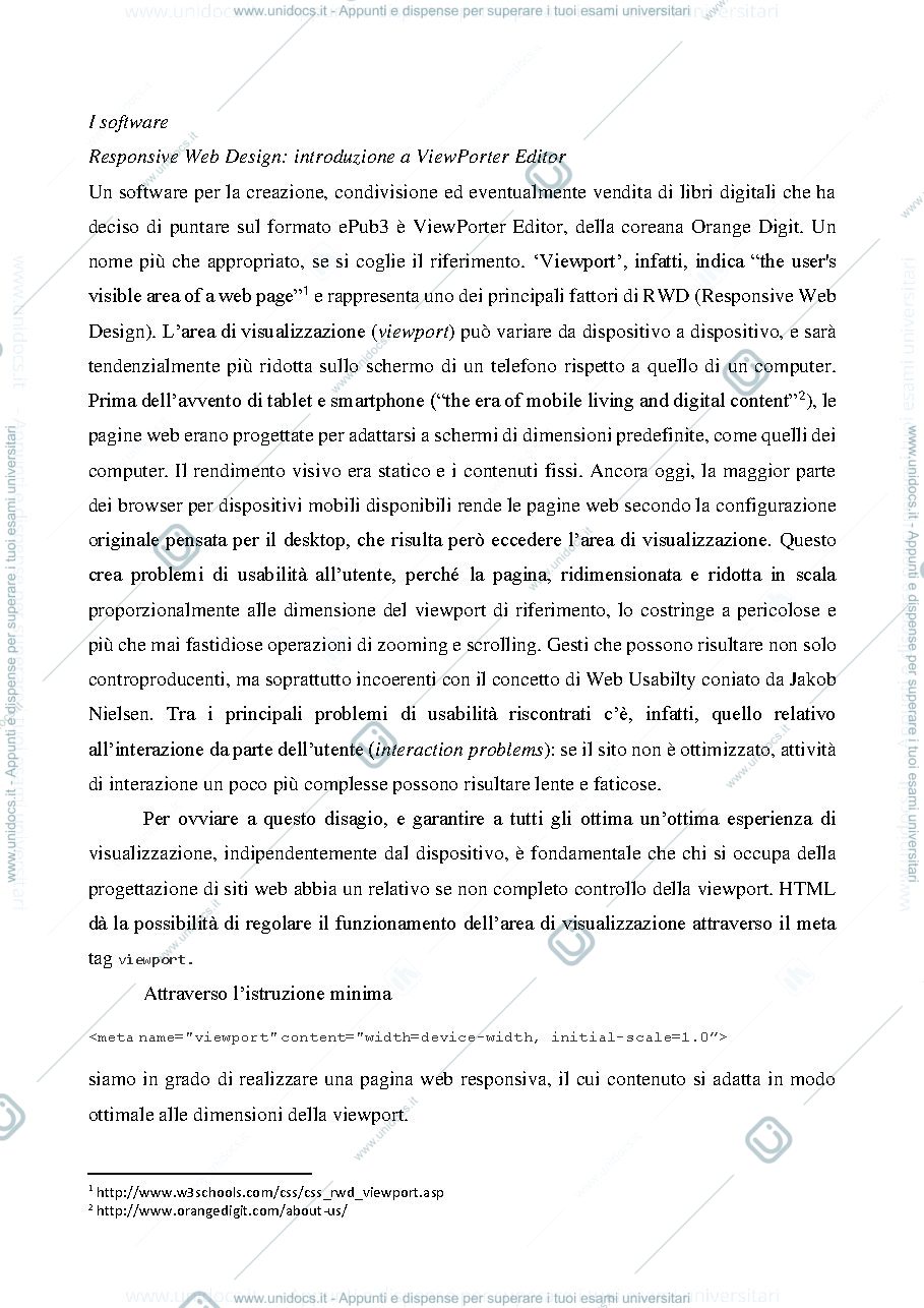 Anteprima pagina 1 — Relazione epub 3