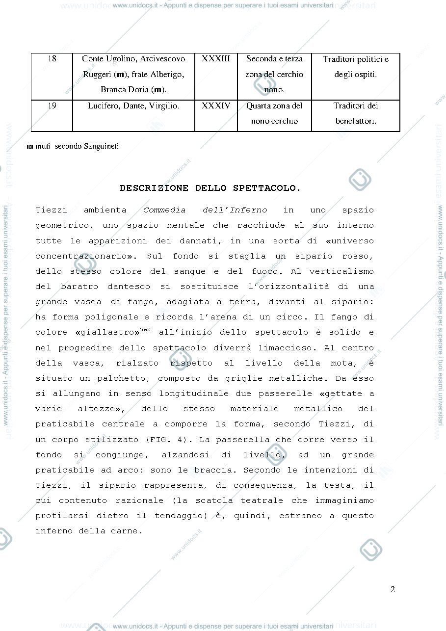 Anteprima pagina 2 — La commedia dell’inferno  Sanguineti-Tiezzi