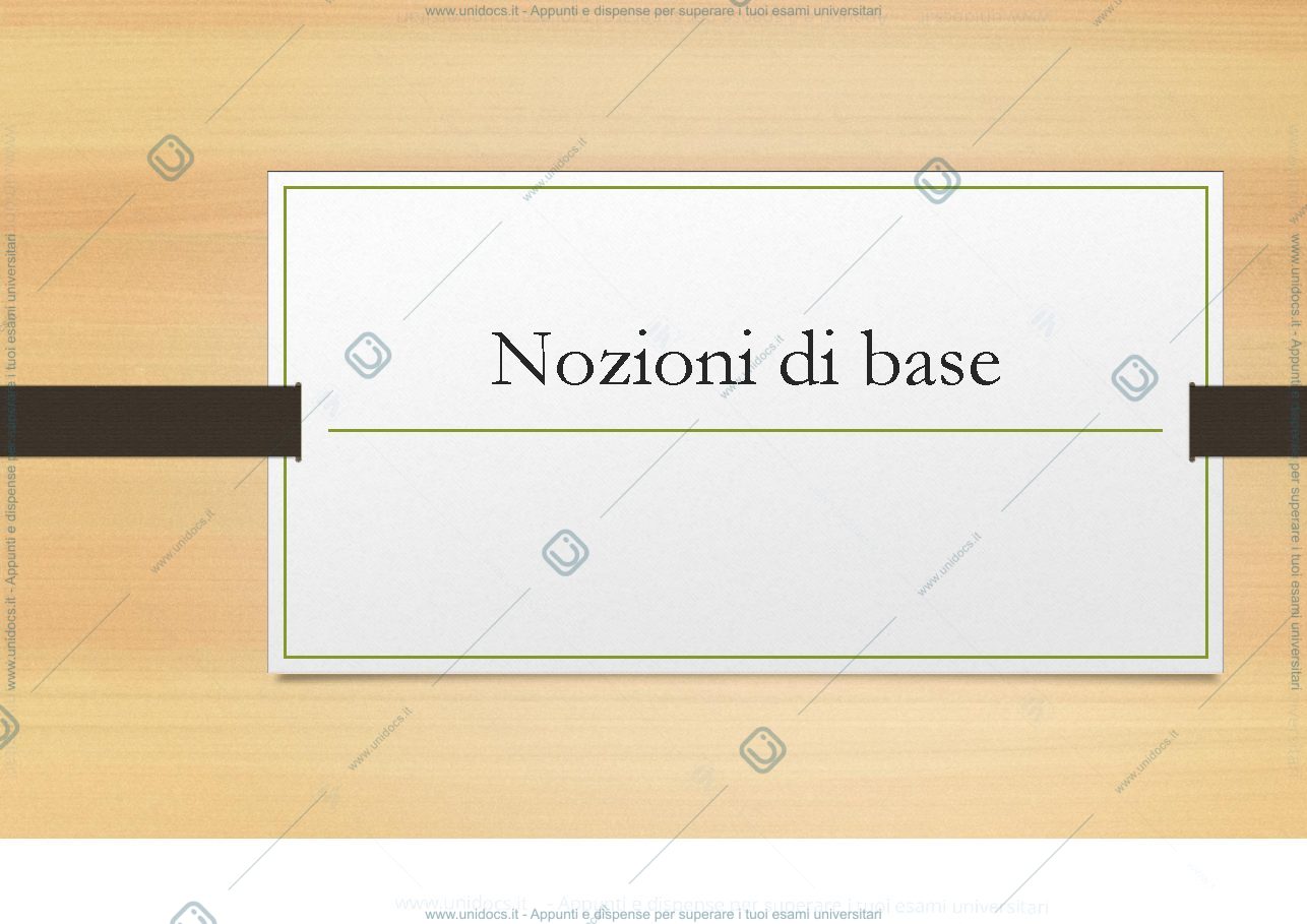 Anteprima pagina 1 — definizione di base