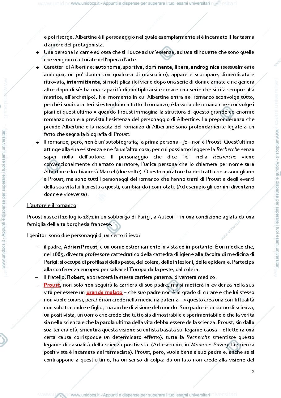 Anteprima pagina 2 — Proust e À la recherche du temps perdu