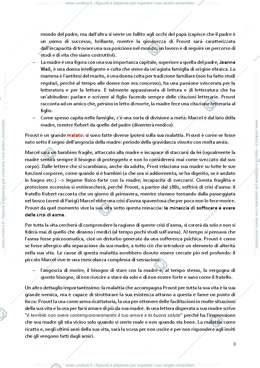 Anteprima pagina 3 — Proust e À la recherche du temps perdu