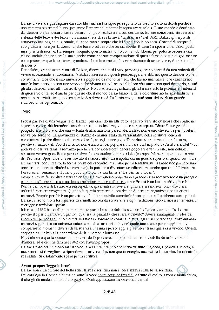 Anteprima pagina 2 — Letteratura francese 2 anno 2019/2020