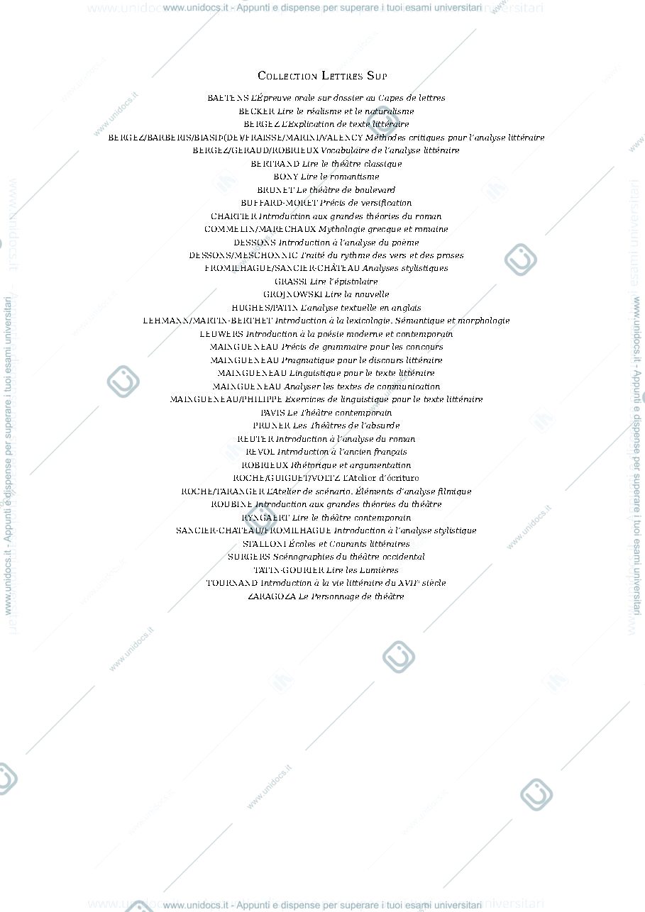 Anteprima pagina 4 — Letteratura francese précis 