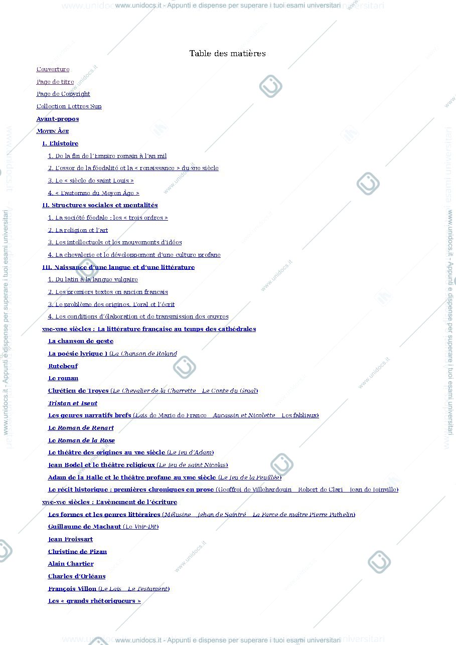 Anteprima pagina 5 — Letteratura francese précis 