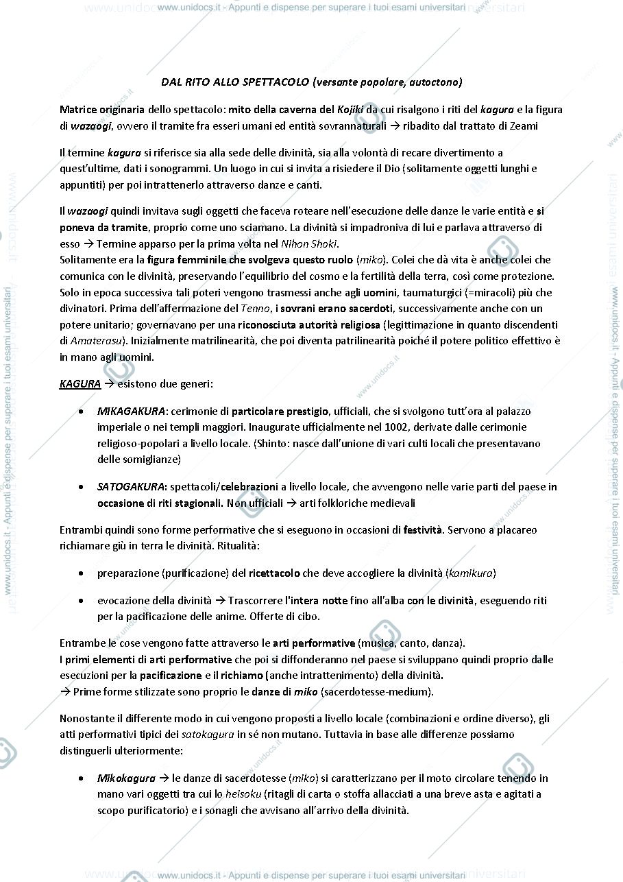 Anteprima pagina 2 — Il teatro Giapponese