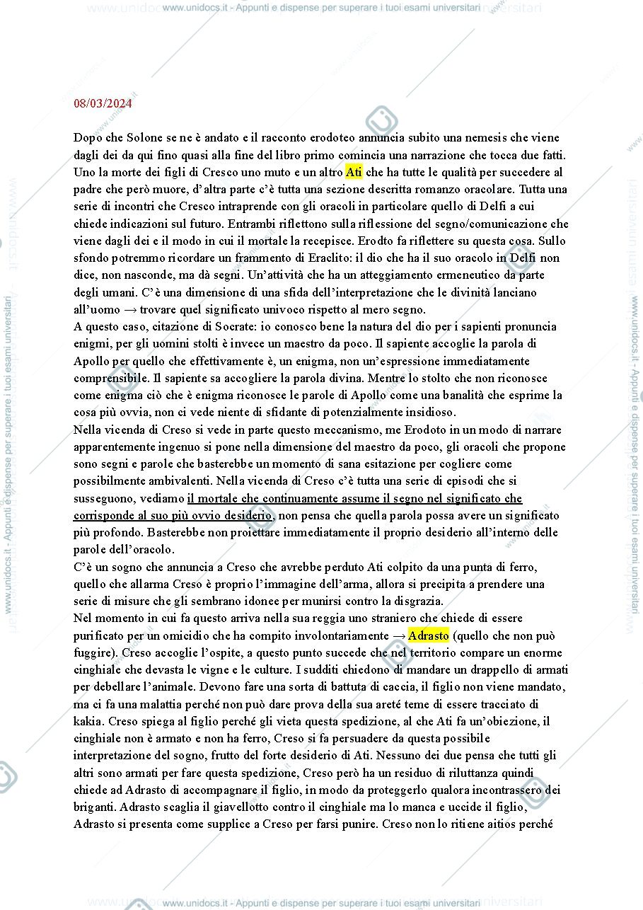 Anteprima pagina 4 — Corso letteratura greca 1 