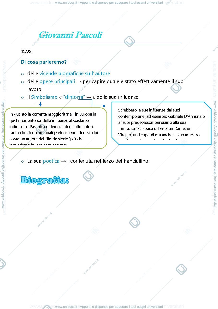 Anteprima pagina 1 — Pascoli
