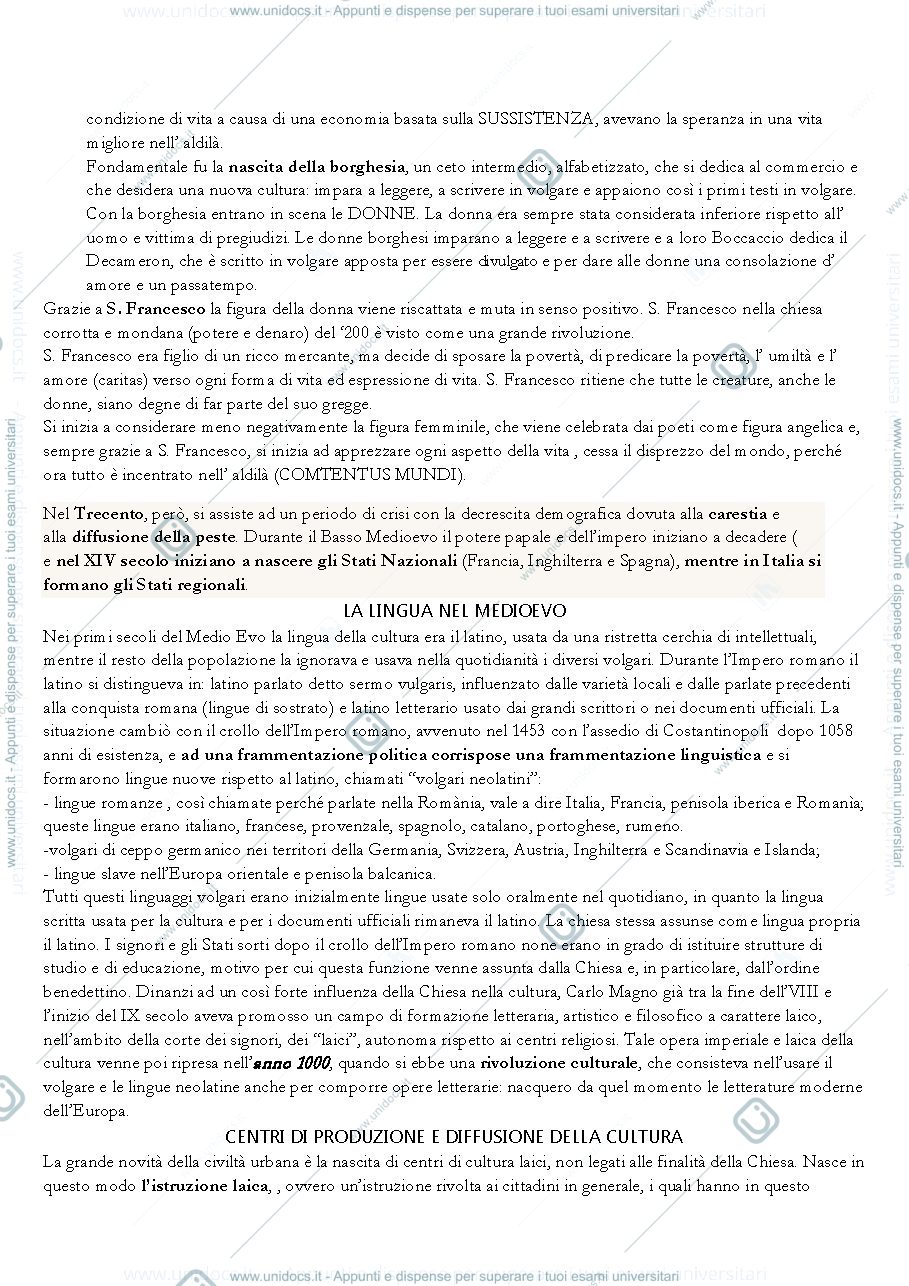 Anteprima pagina 2 — Letteratura italiana 00562
