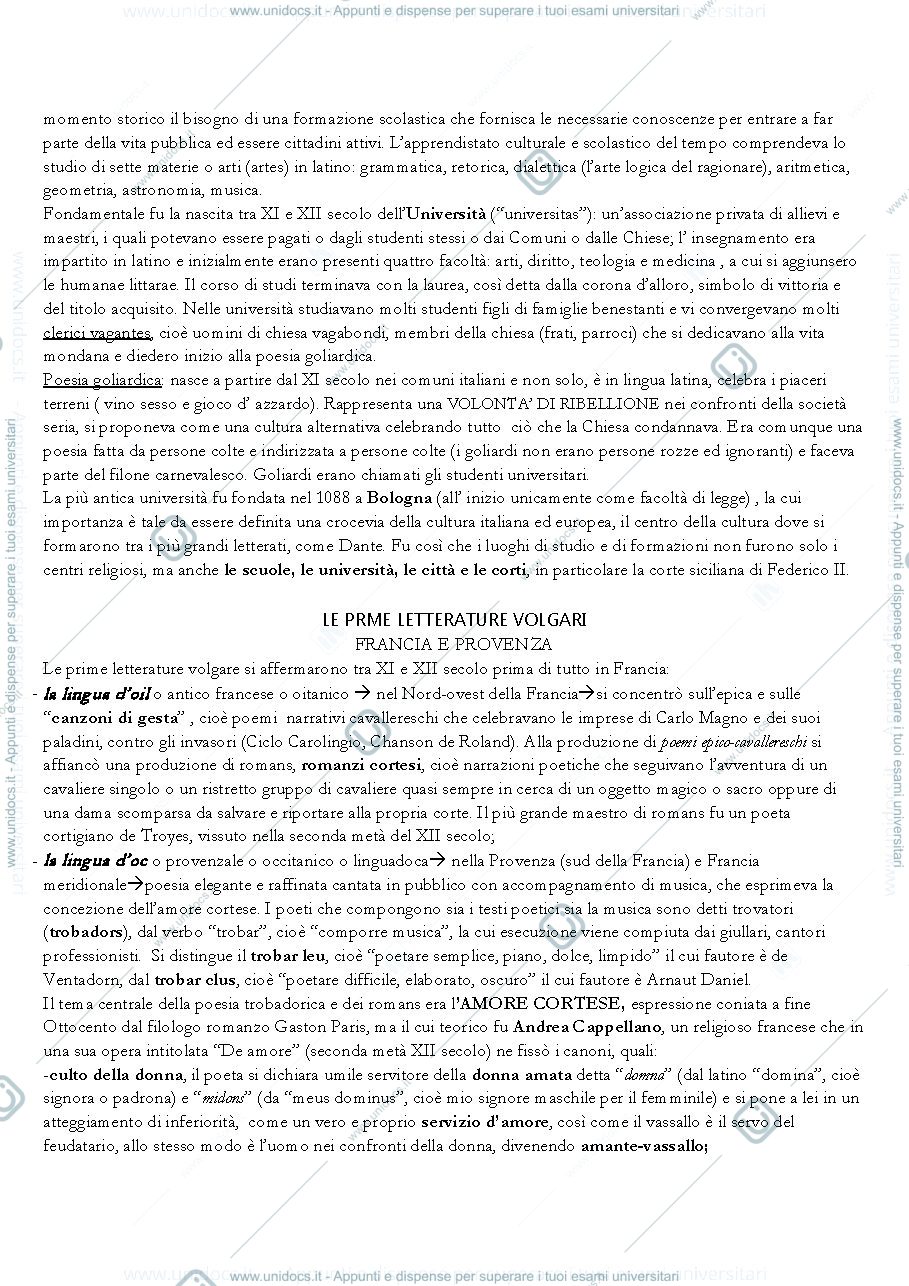Anteprima pagina 3 — Letteratura italiana 00562