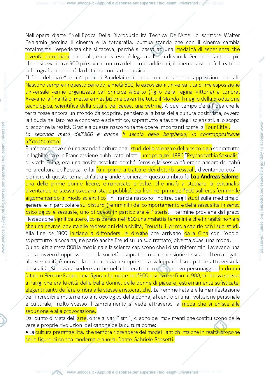 Anteprima pagina 2 — lezioni letteratura italiana contemporanea