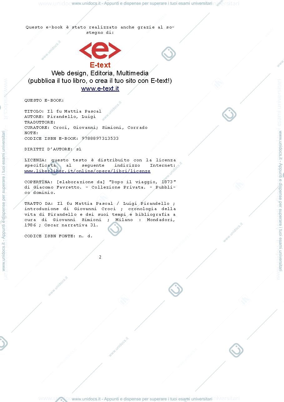 Anteprima pagina 2 — Il fu Mattia Pascal