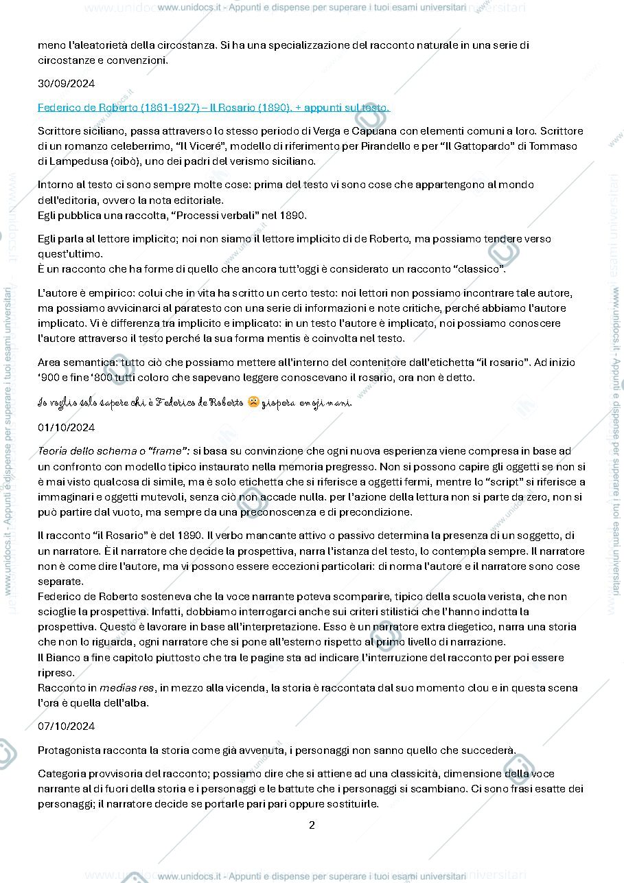 Anteprima pagina 2 — Letteratura italiana contemporanea