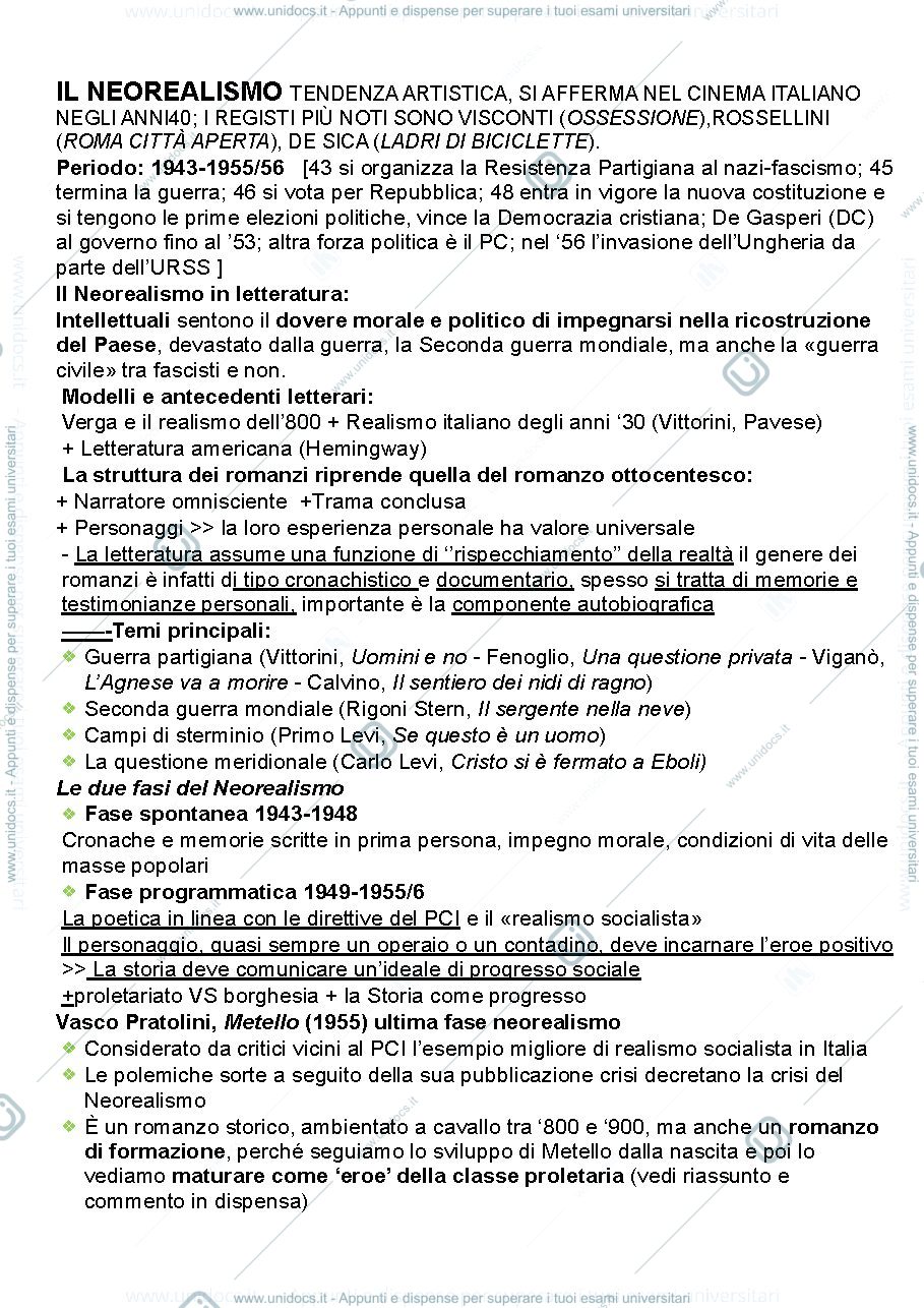 Anteprima pagina 3 — appunti letteratura