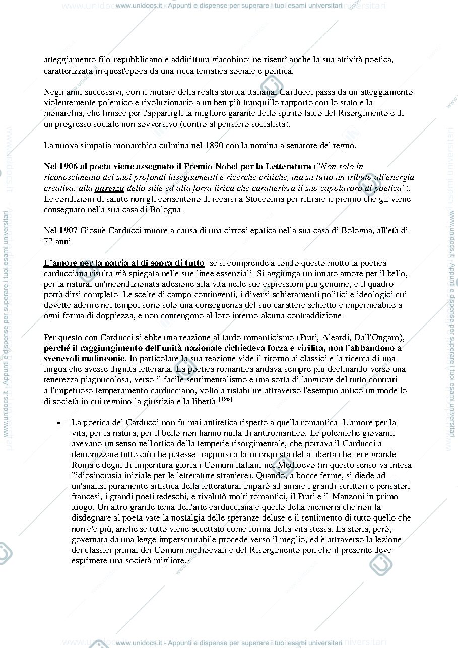 Anteprima pagina 2 — Biografie degli autori chiesti per l'esame di letteratura moderna e contemporanea