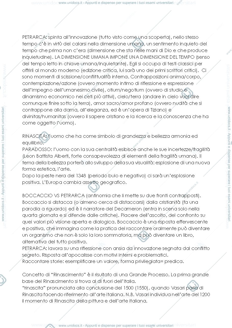 Anteprima pagina 4 — APPUNTI DI LETTERATURA ITALIANA 