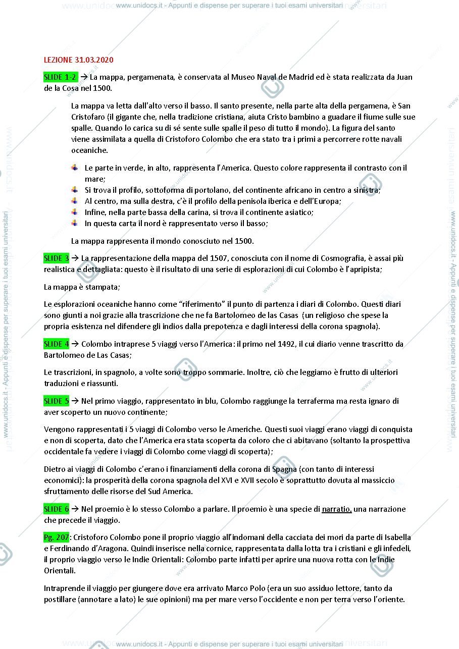 Anteprima pagina 1 — CRISTOFORO COLOMBO E IL RINASCIMENTO PT.1