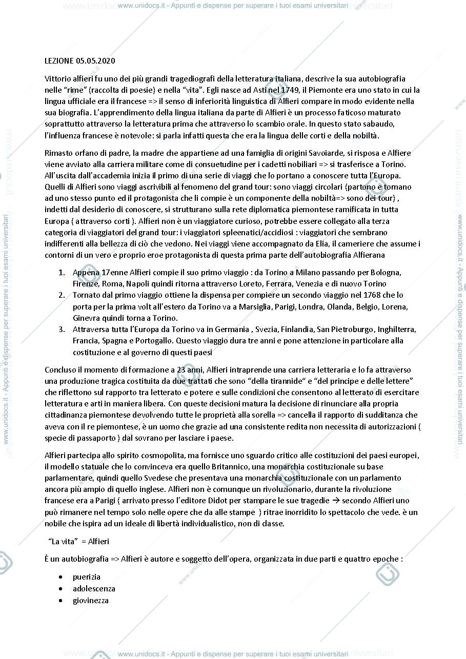 Anteprima pagina 1 — VITTORIO ALFIERI PT.1